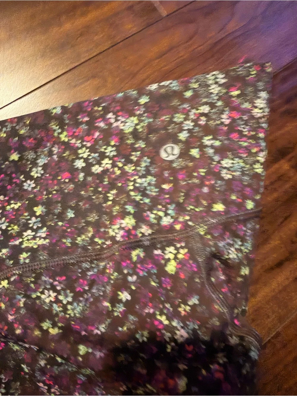 lululemon athletica Purple Floral High-Rise Leggings